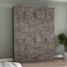 wardrobe HOBEL EX-B38 UZ-819 BLACK K539 (7)