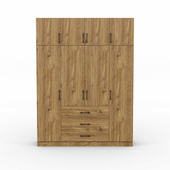 ტანსაცმლის კარადა HOBEL EX-B38 UZ-819 BLACK ORMA 222 (7)