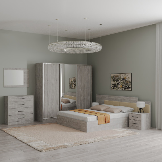 საძინებლის გარნიტური HOBEL EX-C24 (VITO 160-20M) ORMA 214 (16)