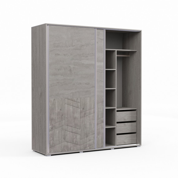 ტანსაცმლის კარადა HOBEL EX-D87 K350/ORMA 214 (6)