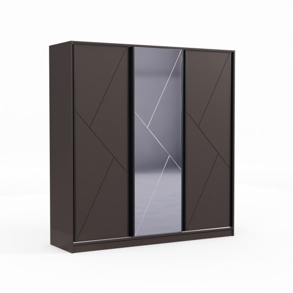 ტანსაცმლის კარადა HOBEL EX-D91 7184 (BK) (7)