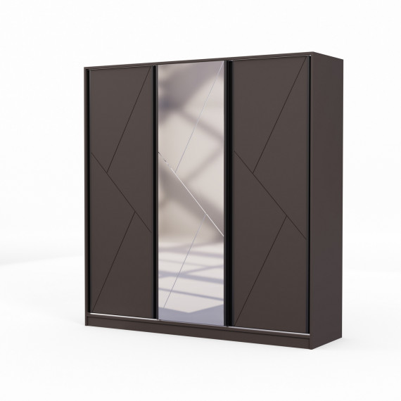 ტანსაცმლის კარადა HOBEL EX-D91 7184 (BK) (7)