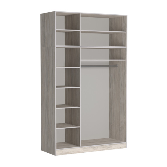 ტანსაცმლის კარადა HOBEL E-135X250 CL/01 (WH) K083 (6)