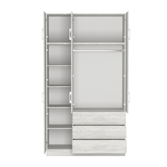ტანსაცმლის კარადა HOBEL EX-B36 CL/01 (WH) ORMA 144 (7)