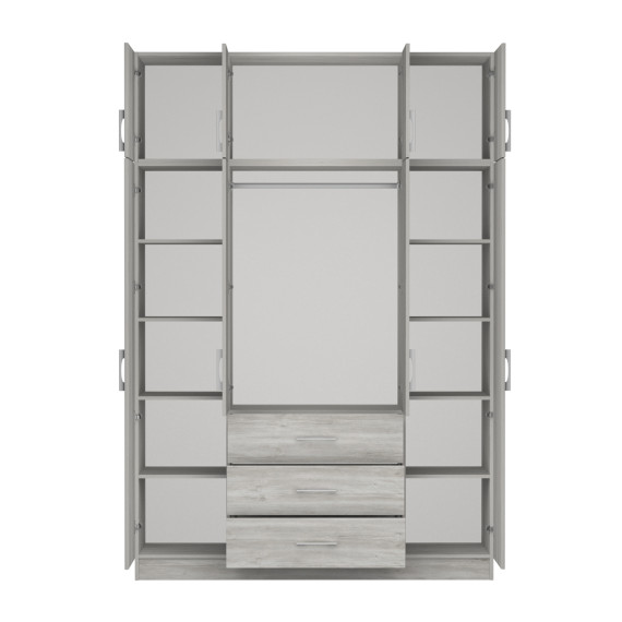 ტანსაცმლის კარადა HOBEL EX-B37 CL/01 (WH) ORMA 144 (7)