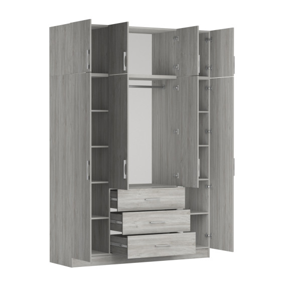 ტანსაცმლის კარადა HOBEL EX-B37 CL/01 (WH) ORMA 144 (7)