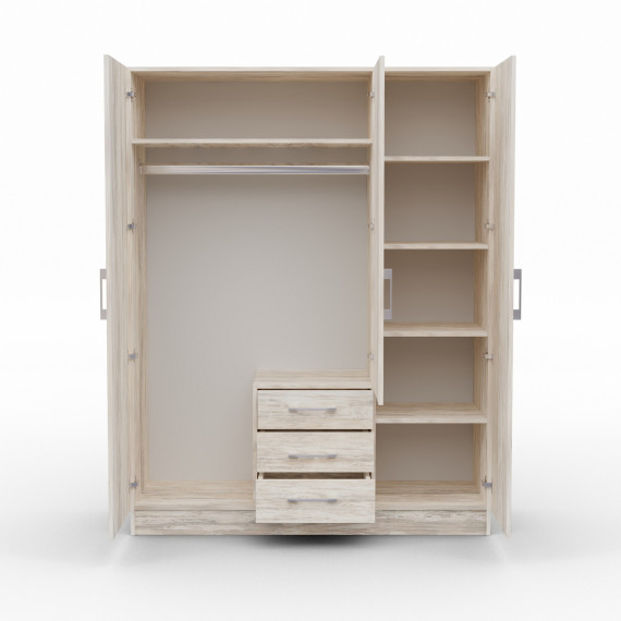 ტანსაცმლის კარადა HOBEL X127 UZ-819 INOX K083 (6)