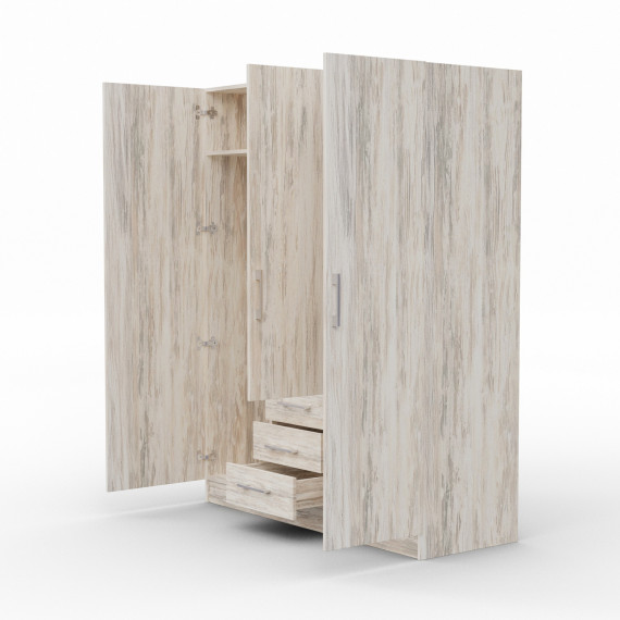 ტანსაცმლის კარადა HOBEL X127 UZ-819 INOX K083 (6)