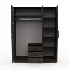 ტანსაცმლის კარადა HOBEL X127 UZ-819 BLACK 7648 (6)
