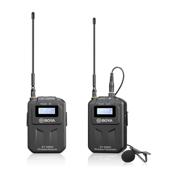 მიკროფონი BOYA BY-WM6S UHF WIRELESS (BK)
