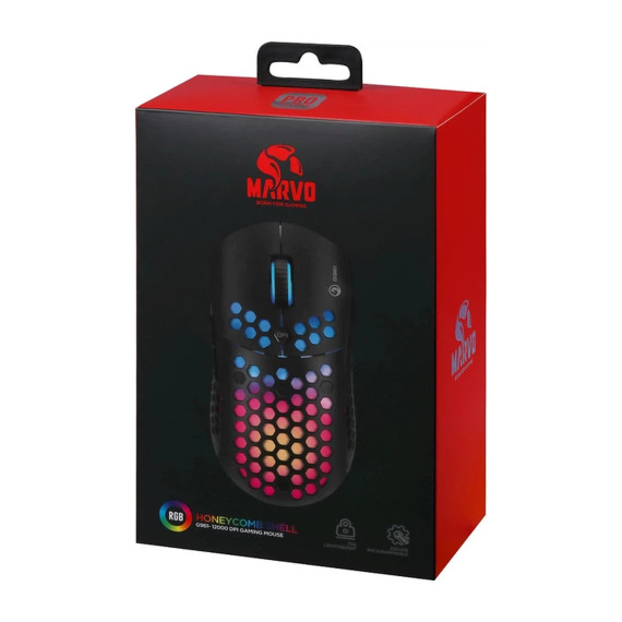 კომპიუტერული მაუსი MARVO G961 WIRED GAMING