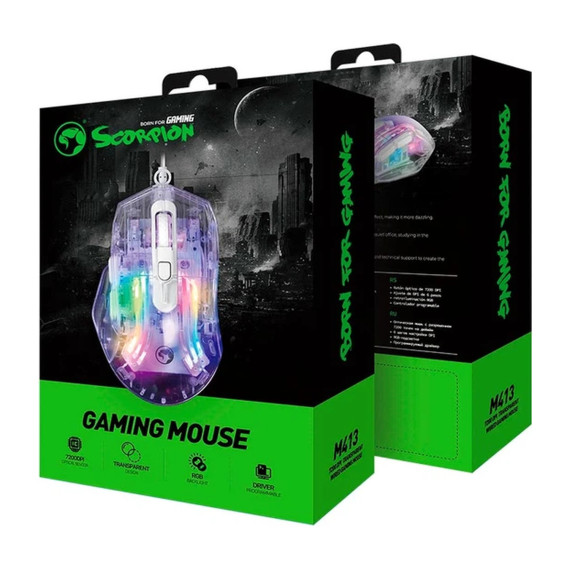 კომპიუტერული მაუსი MARVO M413 MISTIC 40 WIRED