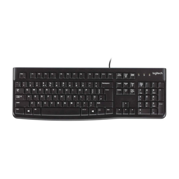 კლავიატურა LOGITECH CORDED K120 (BK)