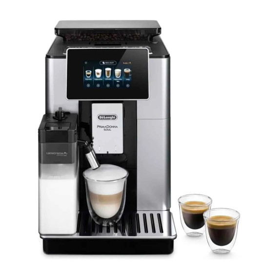 ყავის მანქანა DELONGHI ECAM610.55.SB PRIMADONNA SOUL
