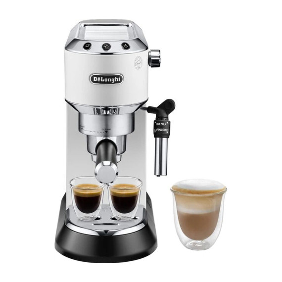 ყავის მადუღარა ავტომატური DELONGHI EC685.W DEDICA
