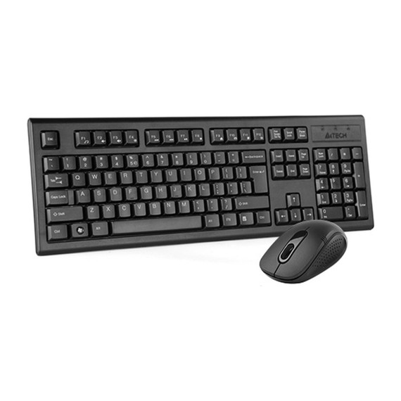 კლავიატურა A4TECH  A4TECH 7100N WIRELESS DESKTOP EN/RU LAYOUT BLACK