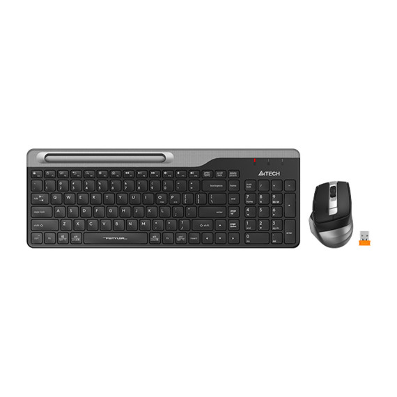 კლავიატურა A4TECH A4TECH FSTYLER FB2535C WIRELESS COMBO SET EN/RU SMOKY GREY