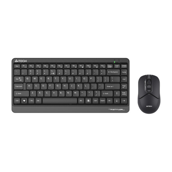 კლავიატურა A4TECH A4TECH FSTYLER FG1112 2.4G COMPACT DESKTOP SET EN/RU LAYOUT BLACK
