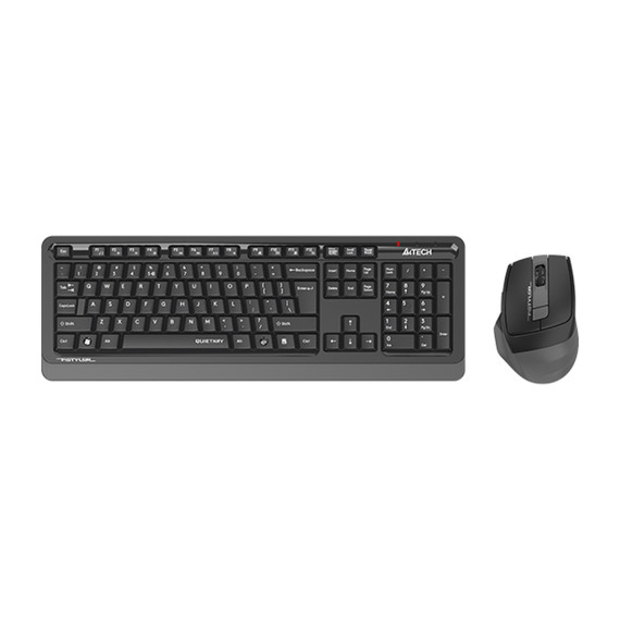 კლავიატურა A4TECH A4TECH FSTYLER FGS1035Q 2.4G QUIETKEY DESKTOP SET EN/RU LAYOUT GREY