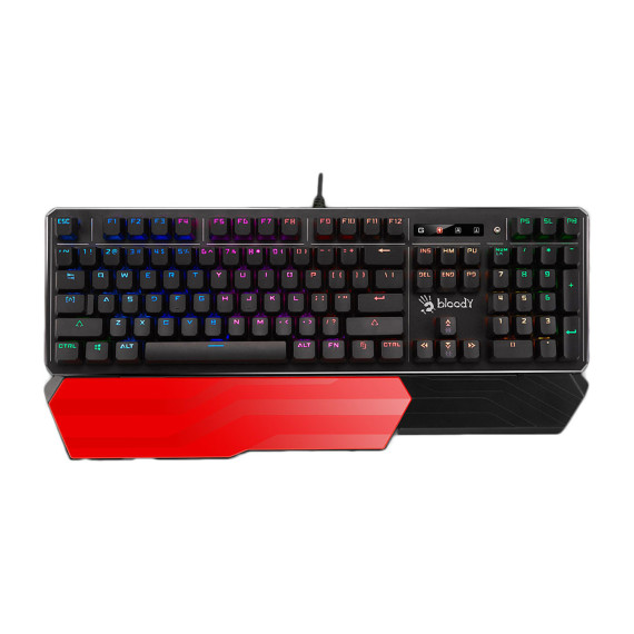 კლავიატურა A4TECH A4TECH BLOODY B975 LIGHT STRIKE RGB MECHANICAL GAMING KEYBOARD BROWN SWITCH US LAYOUT BLACK