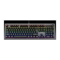 клавиатура NOXO NOXO CONQUEROR MECHANICAL RAINBOW BACKLIT GAMING KEYBOARD BLUE SWITCH EN/RU BLACK