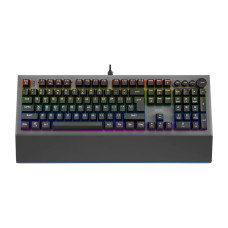 клавиатура NOXO NOXO CONQUEROR MECHANICAL RAINBOW BACKLIT GAMING KEYBOARD BLUE SWITCH EN/RU BLACK