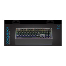 клавиатура NOXO NOXO CONQUEROR MECHANICAL RAINBOW BACKLIT GAMING KEYBOARD BLUE SWITCH EN/RU BLACK