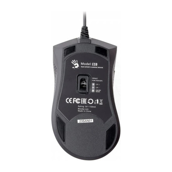 კომპიუტერული მაუსი A4TECH A4TECH BLOODY ES9 PRO ESPORT RGB GAMING MOUSE STONE BLACK
