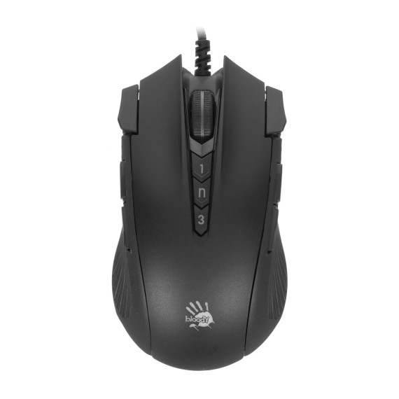 კომპიუტერული მაუსი A4TECH A4TECH BLOODY J90S 2-FIRE RGB GAMING MOUSE STONE BLACK