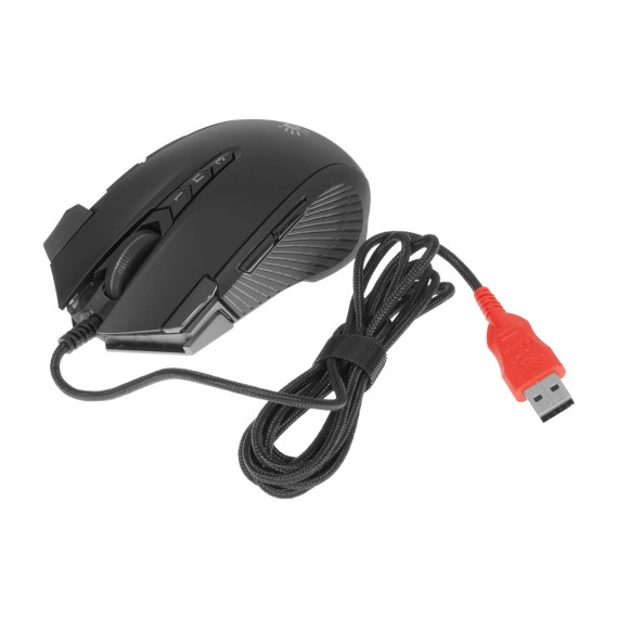 კომპიუტერული მაუსი A4TECH A4TECH BLOODY J90S 2-FIRE RGB GAMING MOUSE STONE BLACK