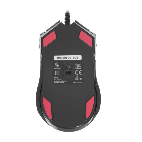 კომპიუტერული მაუსი A4TECH A4TECH BLOODY J90S 2-FIRE RGB GAMING MOUSE STONE BLACK
