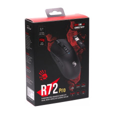 კომპიუტერული მაუსი A4TECH A4TECH BLOODY R72 ULTRA DUAL MODE WIRELESS GAMING MOUSE BLACK