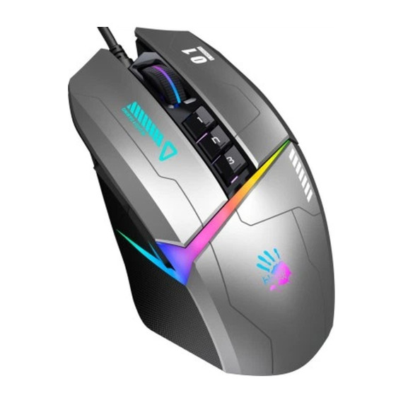 კომპიუტერული მაუსი A4TECH A4TECH BLOODY W60 MAX RGB GAMING MOUSE GUN GREY
