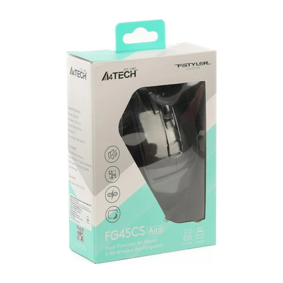 კომპიუტერული მაუსი A4TECH A4TECH FSTYLER FG45CS AIR2 2.4G WIRELESS MOUSE STONE GREY