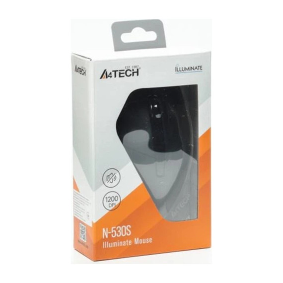 კომპიუტერული მაუსი A4TECH A4TECH N-530S WIRED ILLUMINATED OPTICAL MOUSE BLACK