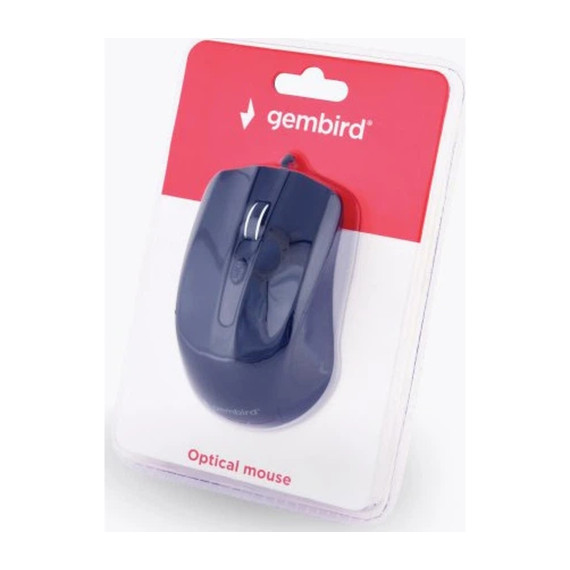 კომპიუტერული მაუსი GEMBIRD GEMBIRD MUS-4B-01 OPTICAL MOUSE USB BLACK