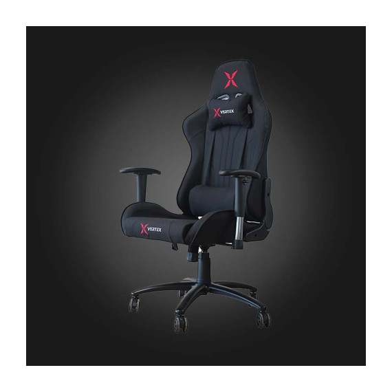  გეიმინგ სავარძელი VERTEX VERTEX TURU GAMING CHAIR BLACK FABRIC