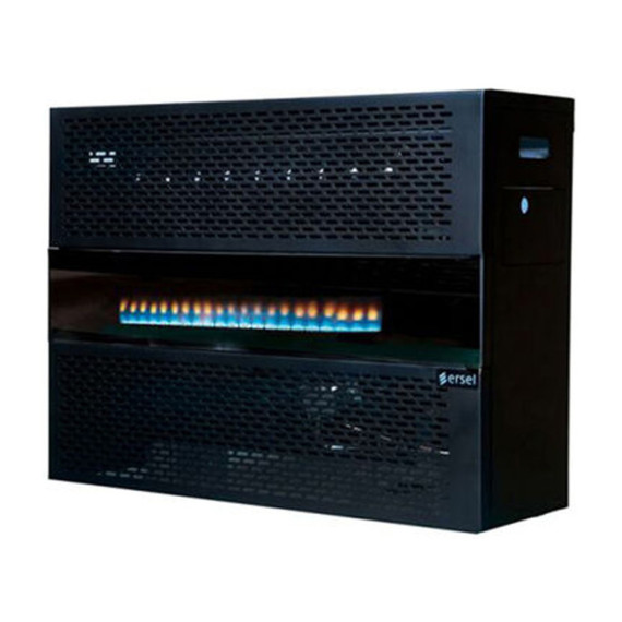 gas heater ERSEL ERSEL 12000/FIREPLACE EFFECT BLACK