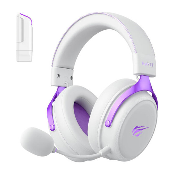 ყურსასმენები HAVIT H2015YG WHITE/PURPLE