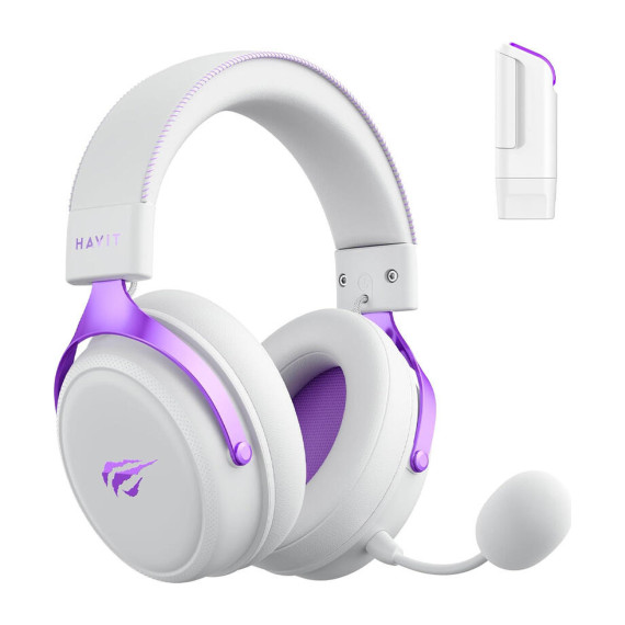 ყურსასმენები HAVIT H2015YG WHITE/PURPLE
