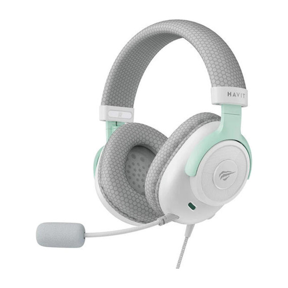 ყურსასმენები HAVIT H2230E WHITE/CYAN