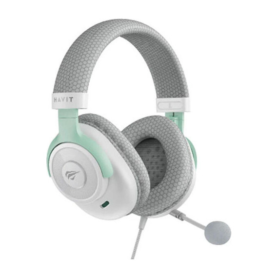 ყურსასმენები HAVIT H2230E WHITE/CYAN