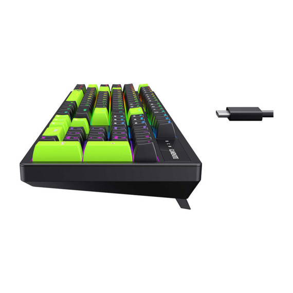 კლავიატურა HAVIT KB893L GAMING KEYBOARD BLACK/GREEN