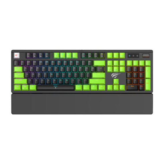კლავიატურა HAVIT KB926L GAMING KEYBOARD BLACK/GREEN