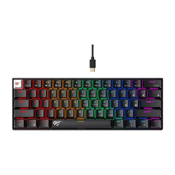 კლავიატურა HAVIT KB903L GAMING KEYBOARD BLACK