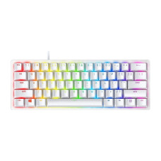 კლავიატურა RAZER HUNTSMAN MINI MERCURY ED RGB 61KEY RED SWITCH WHITE