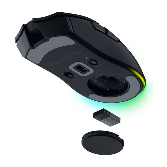კომპიუტერული მაუსი RAZER COBRA HYPERSPEED RGB BLACK
