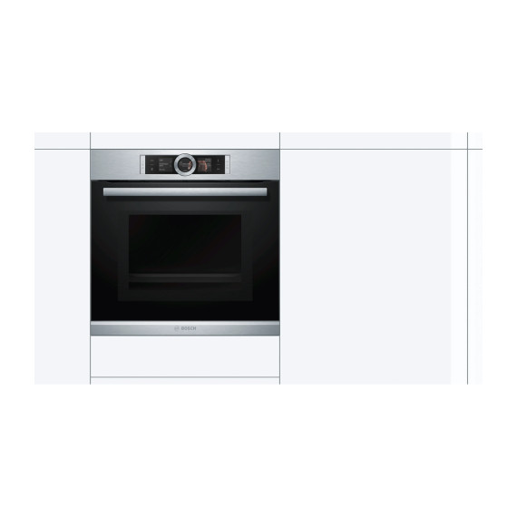 ჩასაშენებელი ღუმელი BOSCH HMG636BS1