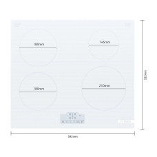 керамическая варочная поверхность BOSCH PUE612BB1E INDUCTIVE