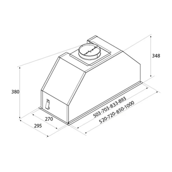 გამწოვი AIRFORCE INCASSO PRO S48HE CCINCP52501